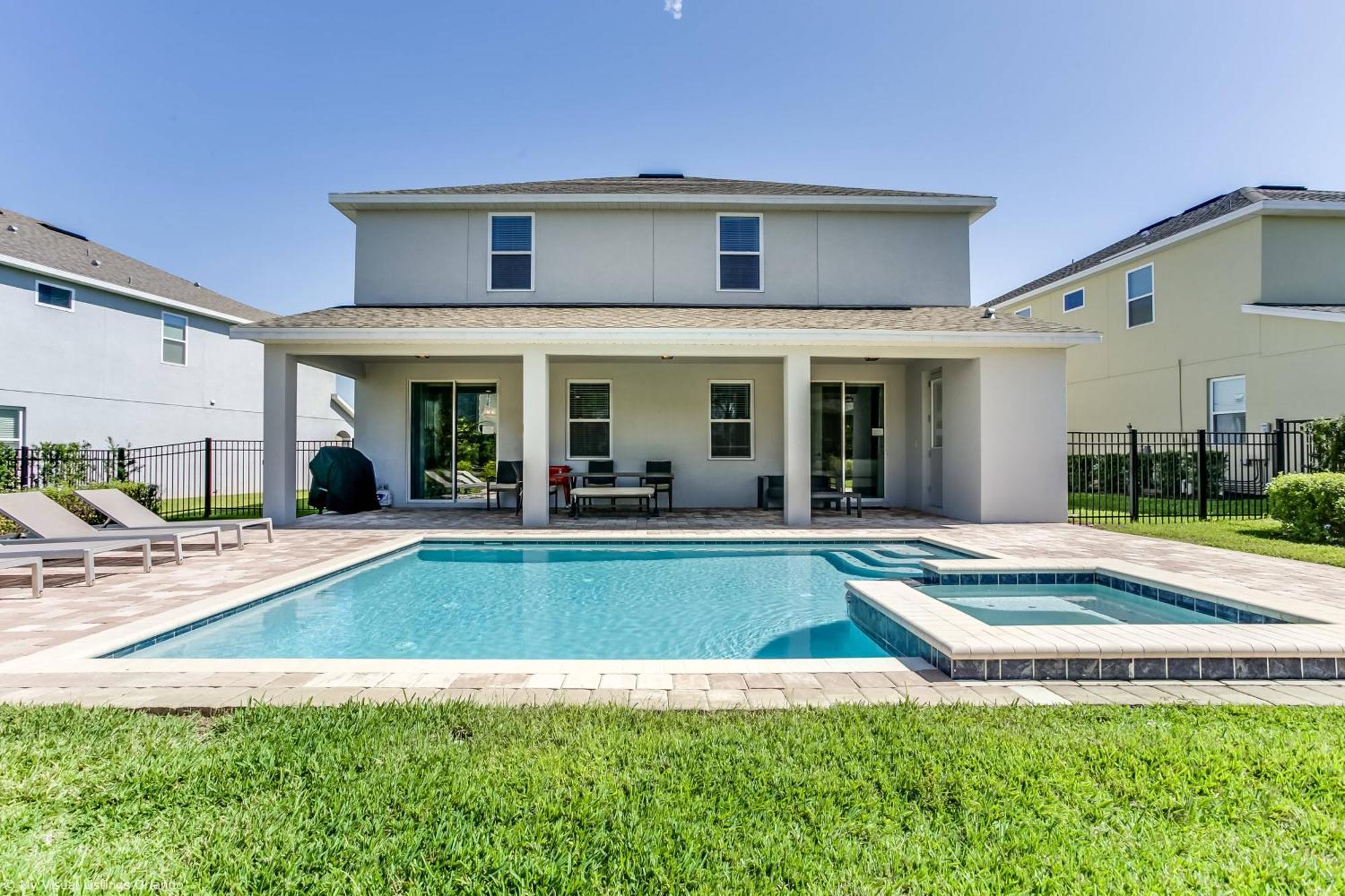 8 Bedroom Vacation Home With Pool 2114 奥兰多 外观 照片